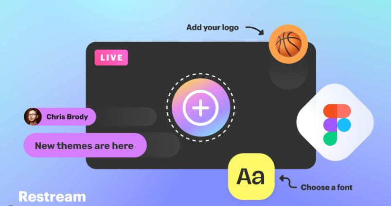 Restream vs Streamyard,restream branding